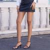 imagewetkiss Kitten Heels for Women Heels Sandals Low Heels Cute Strappy Heels Square Toe Comfortable HeelsBlack
