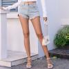 imagewetkiss Kitten Heels for Women Heels Sandals Low Heels Cute Strappy Heels Square Toe Comfortable HeelsWhite