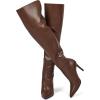 imagewetkiss Womens Thigh High Boots Stiletto High Heel Over the Knee Fashion Dress Long Boots with Sexy Ponited Toe Zipper up Tall Boots for Date Party ClubMatte Brown