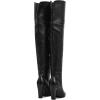 imagewetkiss Thigh High Boots for Women Over the Knee Boots with Chunky Heel Side Zipper Wide Calf Design Stylish and ComfyBlack Matte