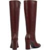 imagewetkiss Knee High Boots Women Slip OnZipper Boots for Work Date Dress Party Club ShoesBurgundy  Zipper