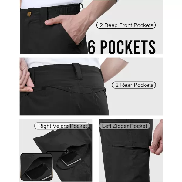 Outdoor Ventures Men's 10" Hiking Shorts Water-resistants Quick Dry Outdoor Golf Shorts
