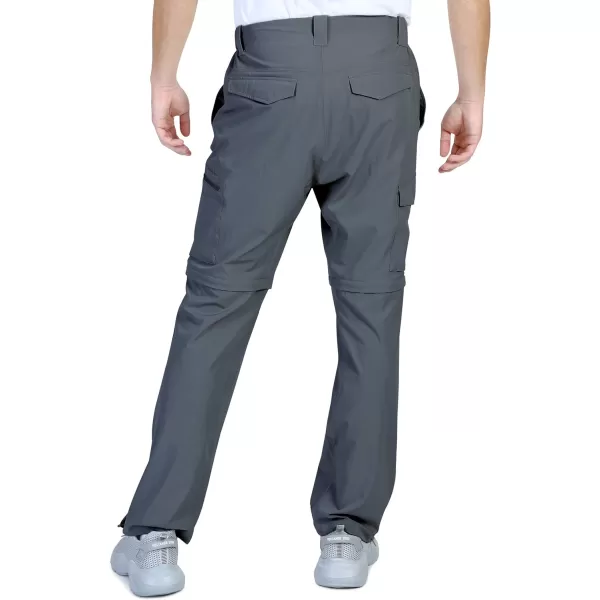 Outdoor Ventures Men's Convertible Pants, Quick Dry Hiking Zip-Off Pants, Stretch Lightweight Cargo Pants