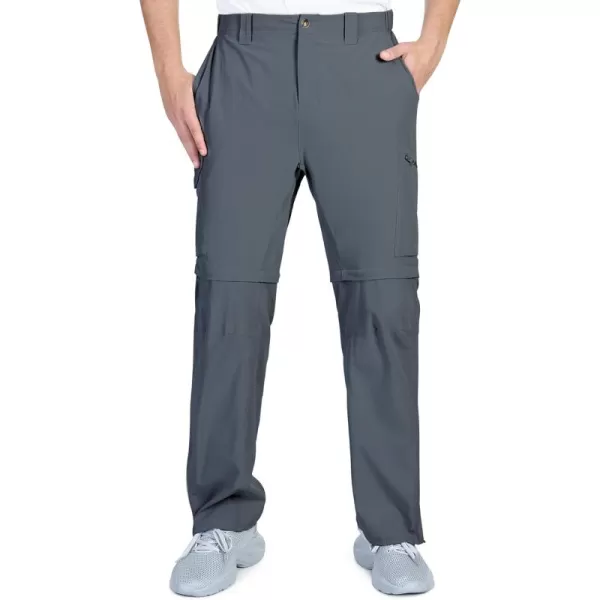 Outdoor Ventures Men's Convertible Pants, Quick Dry Hiking Zip-Off Pants, Stretch Lightweight Cargo Pants