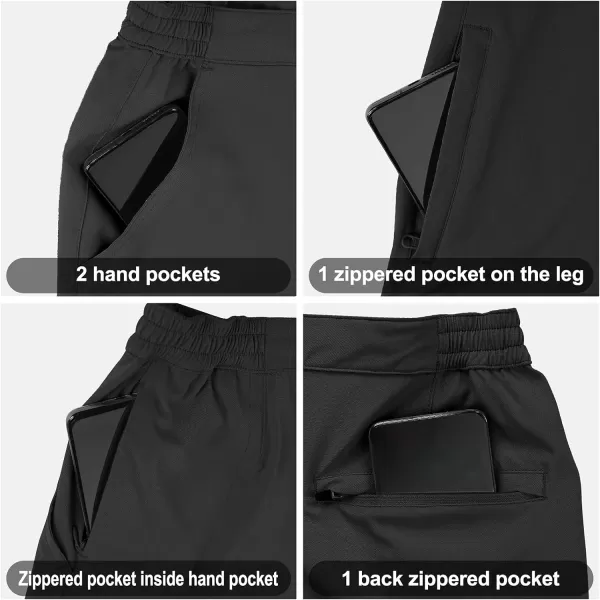 Outdoor Ventures Men's Cycling Pants Quick Dry Breathable Stretch Athletic Pants for Biking Golf Hiking Jogging