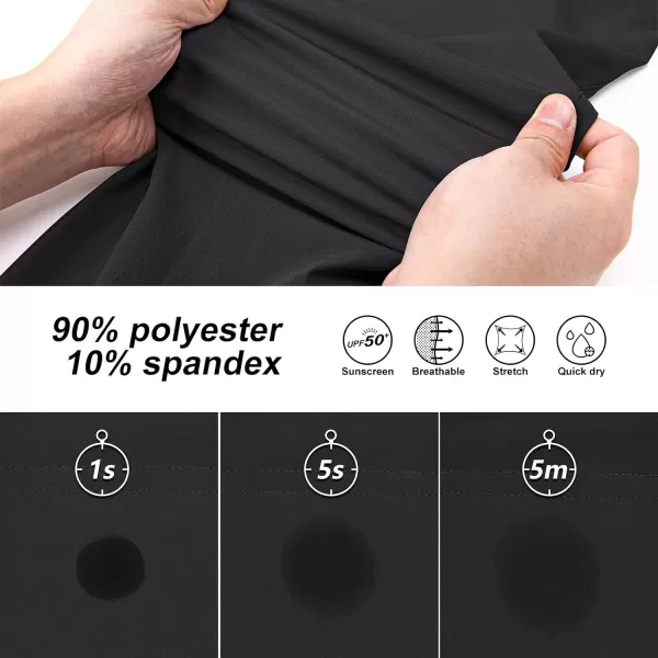 Outdoor Ventures Men's Cycling Pants Quick Dry Breathable Stretch Athletic Pants for Biking Golf Hiking Jogging