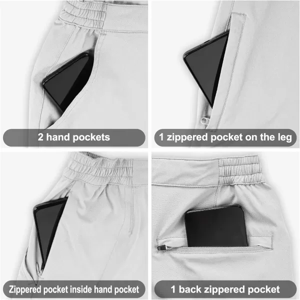 Outdoor Ventures Men's Cycling Pants Quick Dry Breathable Stretch Athletic Pants for Biking Golf Hiking Jogging