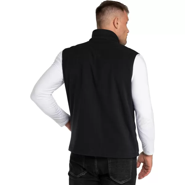Outdoor Ventures Men's Full-Zip Polar Fleece Vest Outerwear Lightweight Warm Casual Sleeveless Jacket for Fall &amp; Winter
