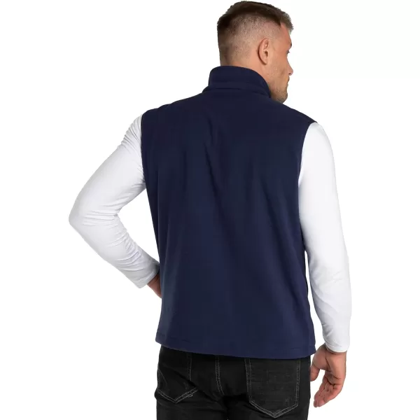 Outdoor Ventures Men's Full-Zip Polar Fleece Vest Outerwear Lightweight Warm Casual Sleeveless Jacket for Fall &amp; Winter