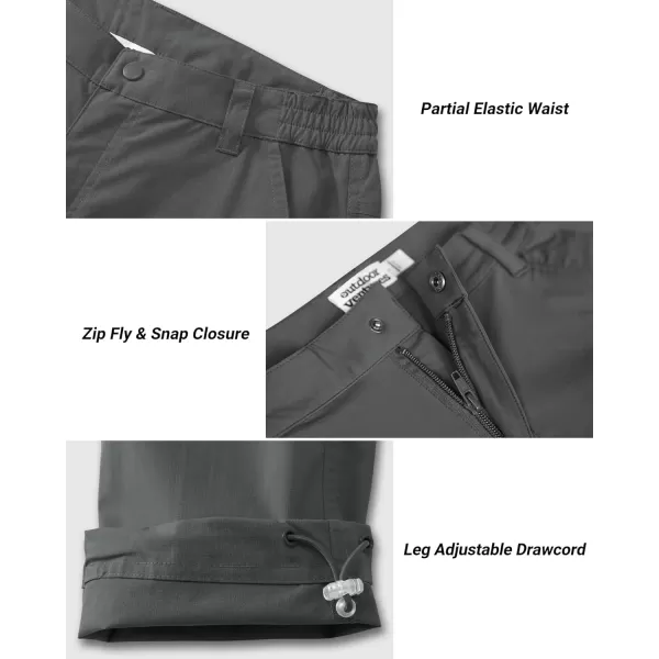 Outdoor Ventures Men's Hiking Pants Lightweight Water Resistant Cargo Work Pants Ripstop Outdoor Pants for Tactical Travel