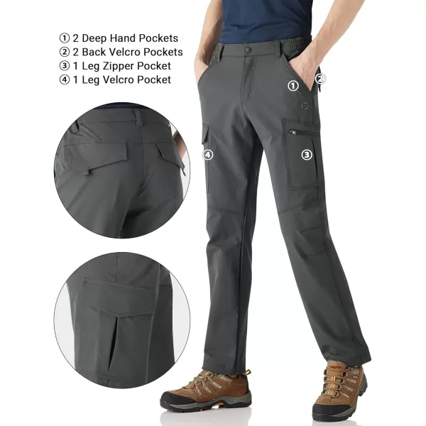 Outdoor Ventures Men's Hiking Pants Lightweight Water Resistant Cargo Work Pants Ripstop Outdoor Pants for Tactical Travel