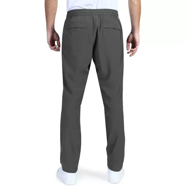 Outdoor Ventures Men's Sweatpants with Zipper Pockets Quick-Dry,Stretchy Elastic-Waist Drawstring Pants