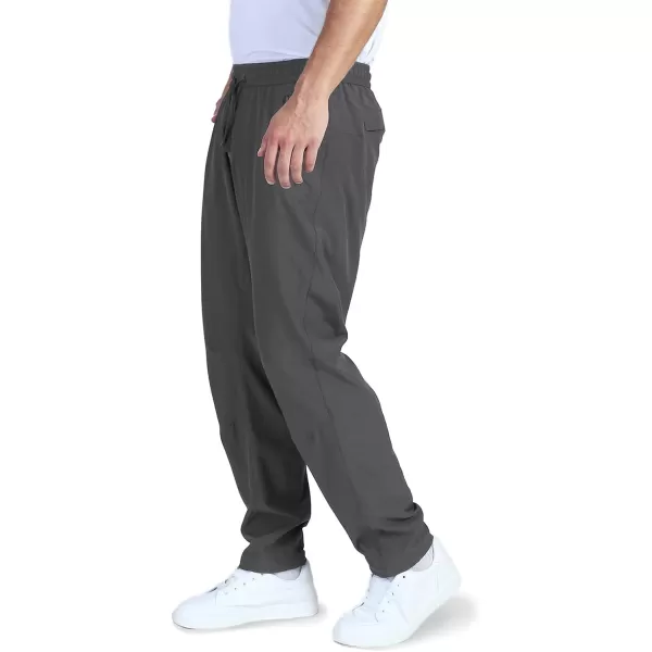 Outdoor Ventures Men's Sweatpants with Zipper Pockets Quick-Dry,Stretchy Elastic-Waist Drawstring Pants