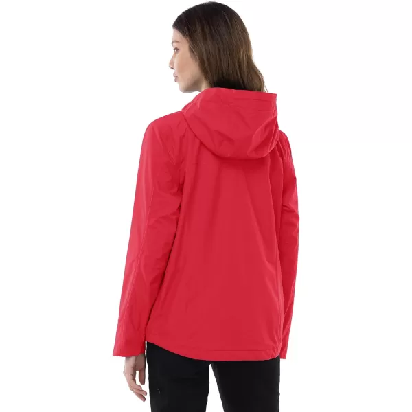 Outdoor Ventures Packable Rain Jacket Women Lightweight Waterproof Raincoat with Hood Cycling Bike Jacket Windbreaker