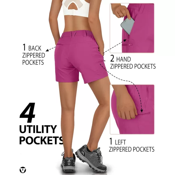 Outdoor Ventures Women's 5" Hiking Shorts Stretch Lightweight Golf Shorts