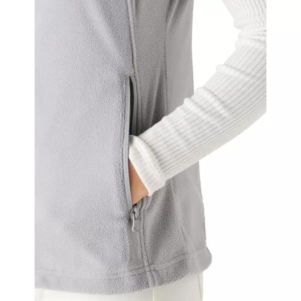Outdoor Ventures Women’s Fleece Vest, Zip Up Lightweight Soft Running Vest Outerwear Sleeveless with Pockets