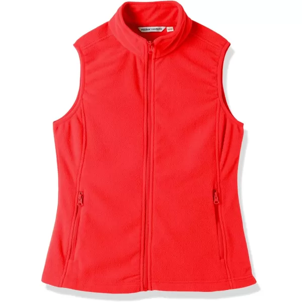 Outdoor Ventures Women’s Fleece Vest, Zip Up Lightweight Soft Running Vest Outerwear Sleeveless with Pockets