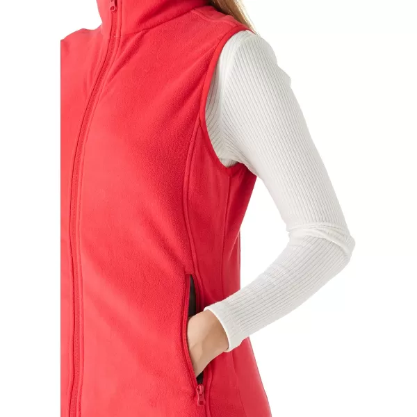 Outdoor Ventures Women’s Fleece Vest, Zip Up Lightweight Soft Running Vest Outerwear Sleeveless with Pockets