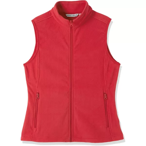 Outdoor Ventures Women’s Fleece Vest, Zip Up Lightweight Soft Running Vest Outerwear Sleeveless with Pockets