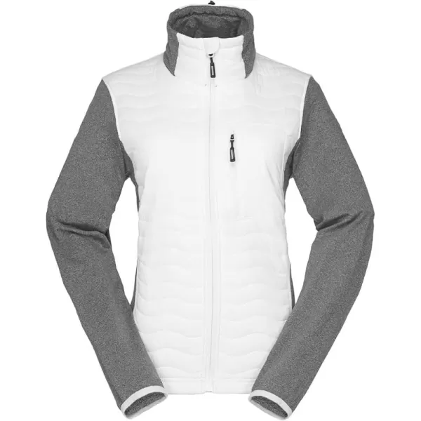Outdoor Ventures Women's Hybrid Jacket Lightweight Insulated Jacket Full Zip Quilted Outerwear Jacket