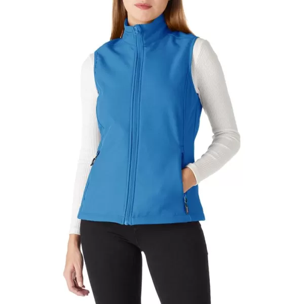Outdoor Ventures Women's Lightweight Softshell Vest Windproof Fleece Lined Zip Up Sleeveless Jacket for Running Hiking Golf