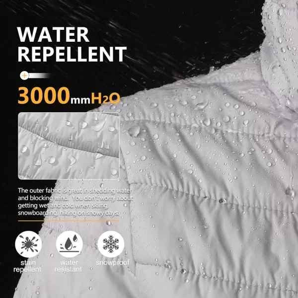 Outdoor Ventures Women's Packable Full-Zip Short Puffer Jacket Insulated Quilted Warm Lightweight Winter Coat)