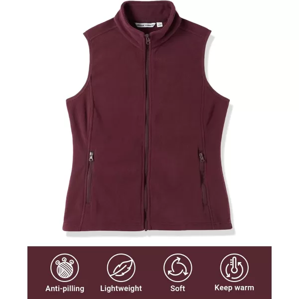 Outdoor Ventures Women's Polar Fleece Zip Vest Outerwear with Pockets,Warm Sleeveless Coat Vest for Fall &amp; Winter