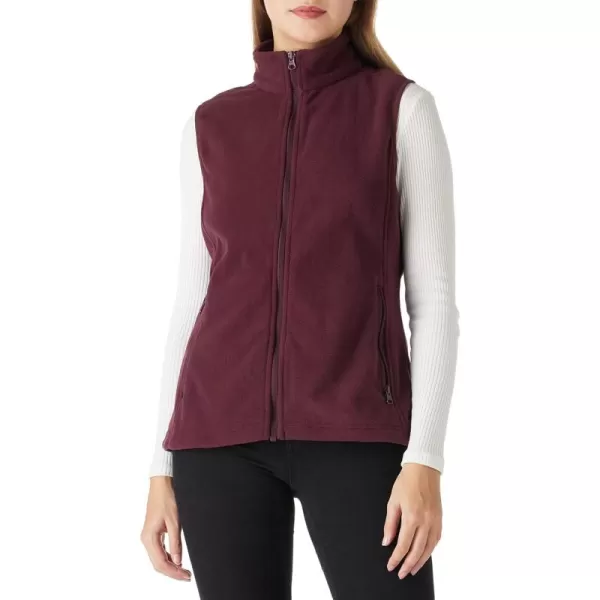 Outdoor Ventures Women's Polar Fleece Zip Vest Outerwear with Pockets,Warm Sleeveless Coat Vest for Fall &amp; Winter