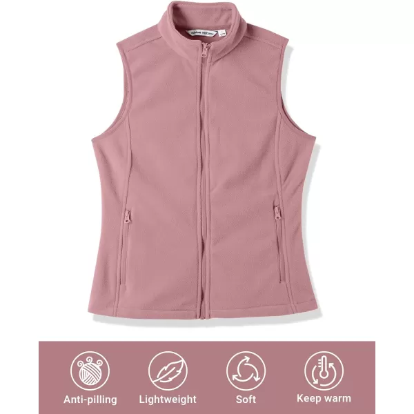 Outdoor Ventures Women's Polar Fleece Zip Vest Outerwear with Pockets,Warm Sleeveless Coat Vest for Fall &amp; Winter