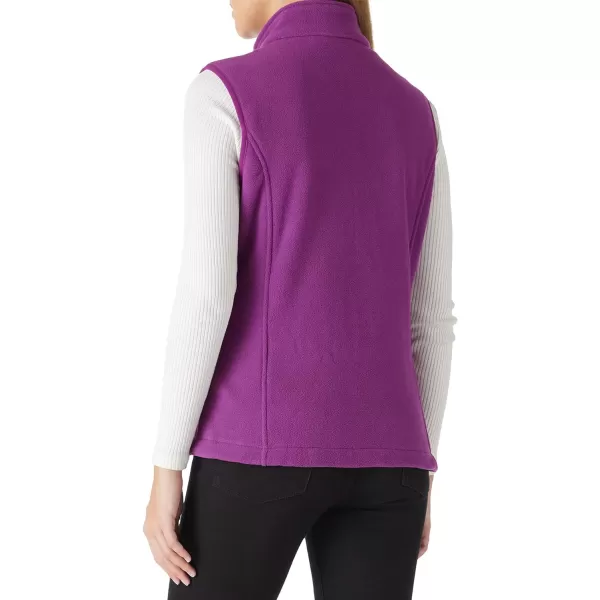 Outdoor Ventures Women's Polar Fleece Zip Vest Outerwear with Pockets,Warm Sleeveless Coat Vest for Fall &amp; Winter