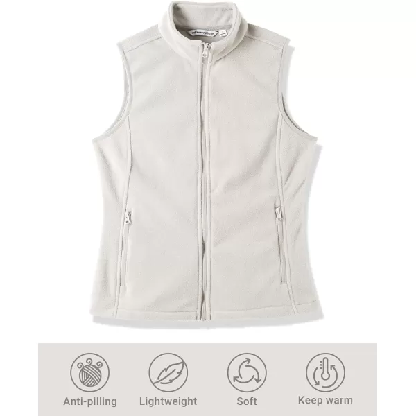 Outdoor Ventures Women's Polar Fleece Zip Vest Outerwear with Pockets,Warm Sleeveless Coat Vest for Fall &amp; Winter