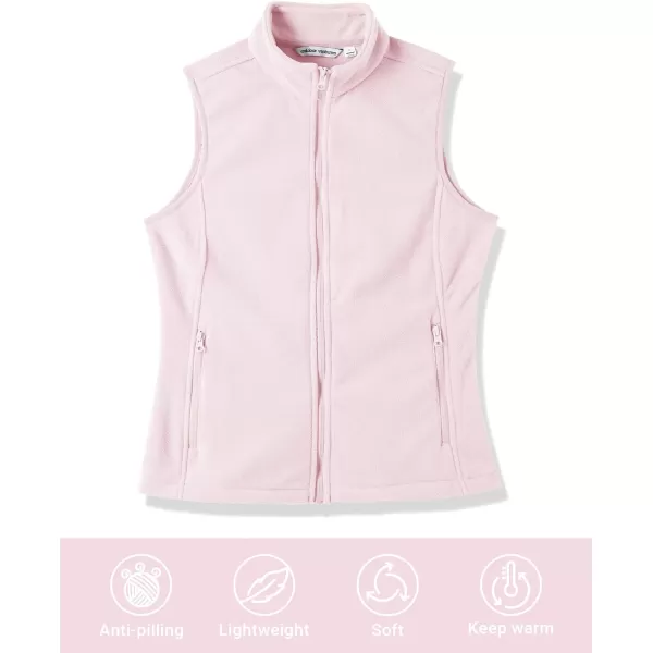 Outdoor Ventures Women's Polar Fleece Zip Vest Outerwear with Pockets,Warm Sleeveless Coat Vest for Fall &amp; Winter