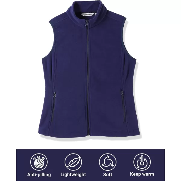 Outdoor Ventures Women's Polar Fleece Zip Vest Outerwear with Pockets,Warm Sleeveless Coat Vest for Fall &amp; Winter