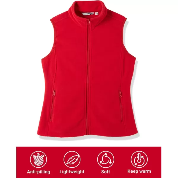 Outdoor Ventures Women's Polar Fleece Zip Vest Outerwear with Pockets,Warm Sleeveless Coat Vest for Fall &amp; Winter