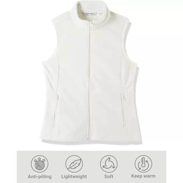 Outdoor Ventures Women's Polar Fleece Zip Vest Outerwear with Pockets,Warm Sleeveless Coat Vest for Fall &amp; Winter