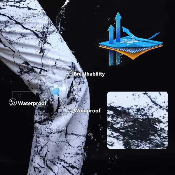 Outdoor Ventures Women's Snow Pants Waterproof Windproof Outdoor Fleece Lined Softshell Insulated Ski Pants with Boot Gaiters