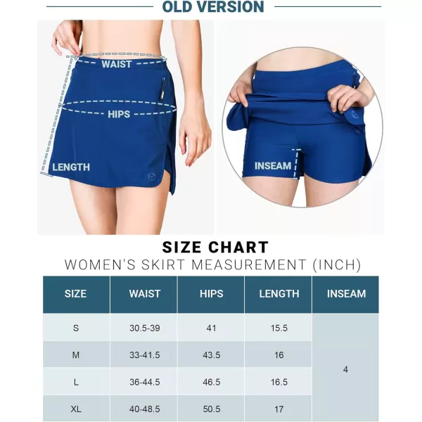 Outdoor Ventures Women's Tennis Skirts with Pockets, Golf Skort Workout Athletic Running Hiking Skirts with Shorts