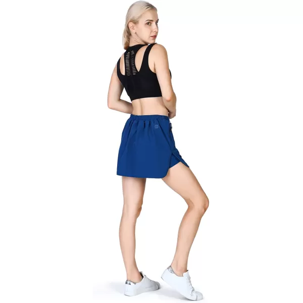 Outdoor Ventures Women's Tennis Skirts with Pockets, Golf Skort Workout Athletic Running Hiking Skirts with Shorts