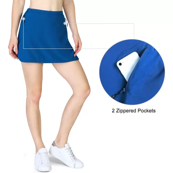 Outdoor Ventures Women's Tennis Skirts with Pockets, Golf Skort Workout Athletic Running Hiking Skirts with Shorts