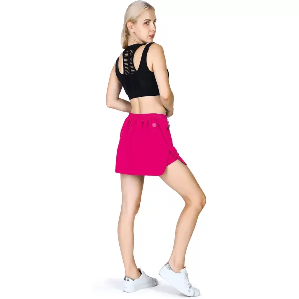 Outdoor Ventures Women's Tennis Skirts with Pockets, Golf Skort Workout Athletic Running Hiking Skirts with Shorts