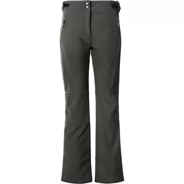 Outdoor Ventures Women's Sleek Waterproof Softshell Fleece Lined Ski Snow Insulated High Rise Hiking Pants with Bottom Zipper
