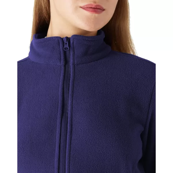 Outdoor Ventures Women's Lightweight Warm Zip Up Long-Sleeve Soft Polar Fleece Jacket for Fall Winter