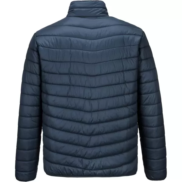 imageOutdoor Ventures Mens Lightweight Packable Puffer Winter Jacket Insulated Puffy Coat for Snow Ski Hiking TravelDark Denimfold in Pocket Or Bag