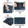 imageOutdoor Ventures Cycling Pants for Men Windproof Mountain Bike Pants Waterproof Athletic Sweatpants for Biking RunningBlue