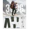 imageOutdoor Ventures Mens Rain Pants Waterproof Rain Overall Pants Windproof Packable Rain Outdoor Pants for Hiking Fishig GolfDark Green