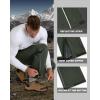 imageOutdoor Ventures Mens Rain Pants Waterproof Rain Overall Pants Windproof Packable Rain Outdoor Pants for Hiking Fishig GolfDark Green