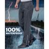 imageOutdoor Ventures Mens Rain Pants Waterproof Rain Overall Pants Windproof Packable Rain Outdoor Pants for Hiking Fishig GolfGrey