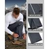 imageOutdoor Ventures Mens Rain Pants Waterproof Rain Overall Pants Windproof Packable Rain Outdoor Pants for Hiking Fishig GolfGrey