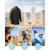 imageOutdoor Ventures Mens UPF 50 UV Sun Protection Shirt Long Sleeve Hiking Fishing Shirt Cooling Quick Dry for Safari TravelBlack