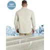 imageOutdoor Ventures Mens UPF 50 UV Sun Protection Shirt Long Sleeve Hiking Fishing Shirt Cooling Quick Dry for Safari TravelFossil